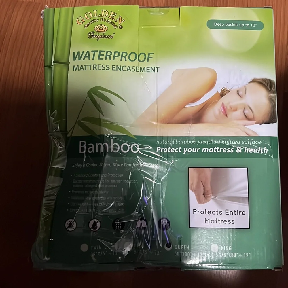 Golden Quality Bedding Bamboo Mattress Protector